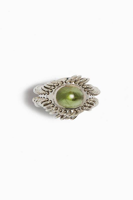 Barnacle Ring Large with Peridot
