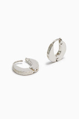 Reeded Huggie Hoops