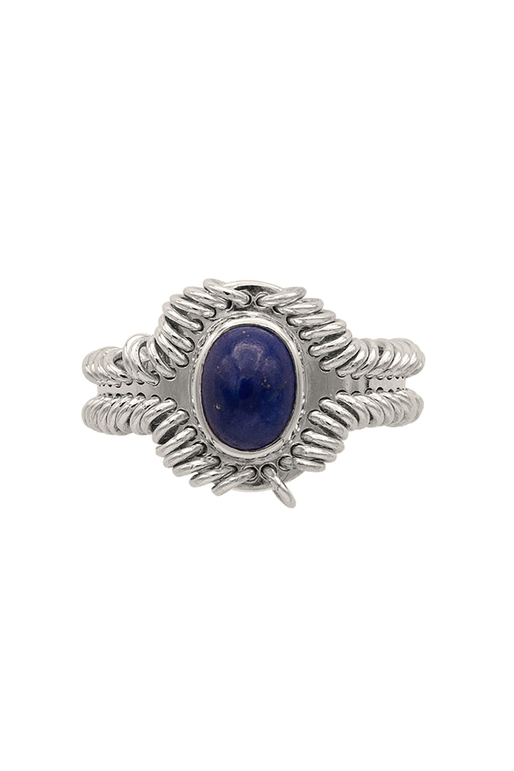 Barnacle Ring Small with Lapis Lazuli