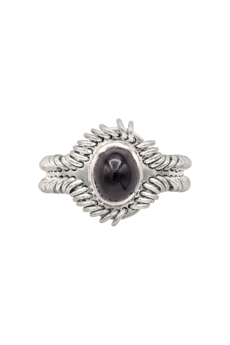 Barnacle Ring Small with Onyx