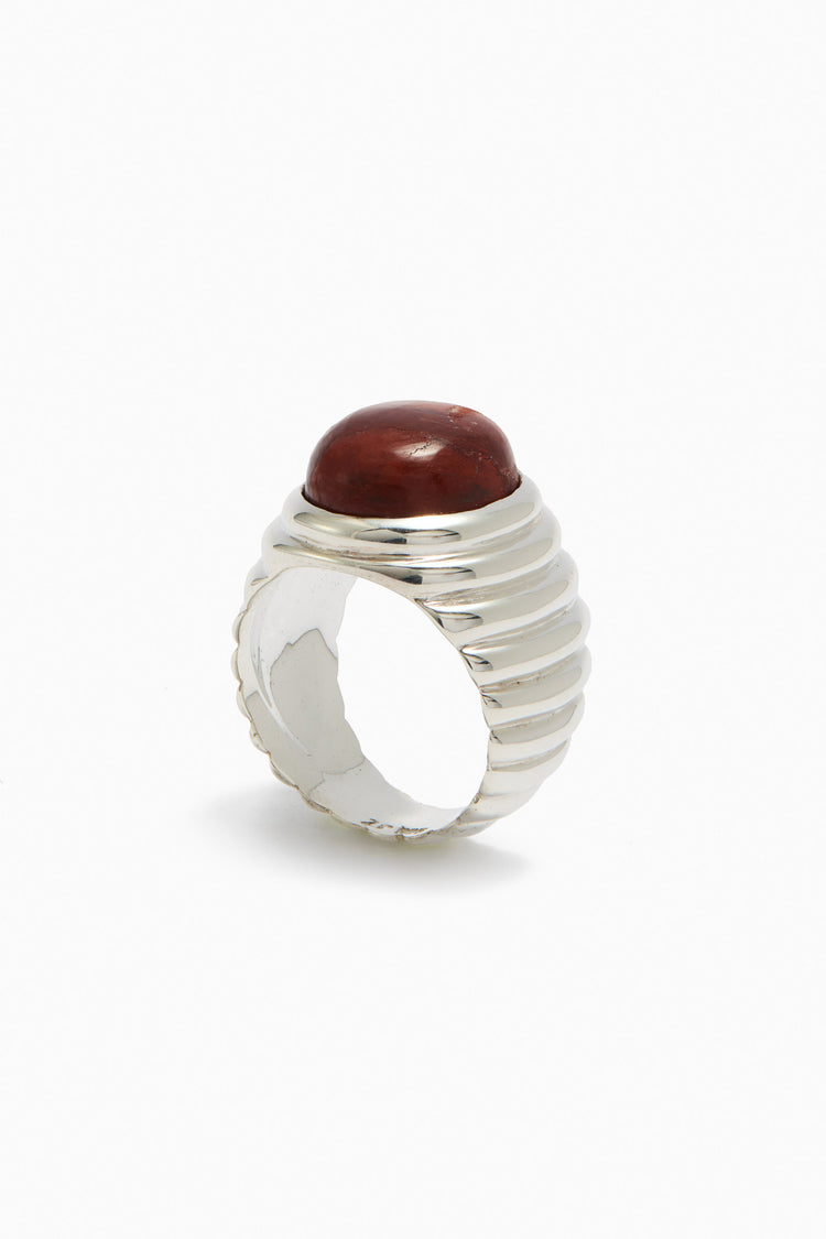 Pupa Ring with Jasper