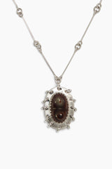 One Off Pierced Necklace with Agate