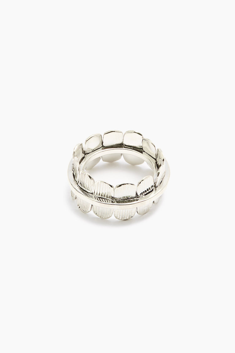 Lined Petal Ring