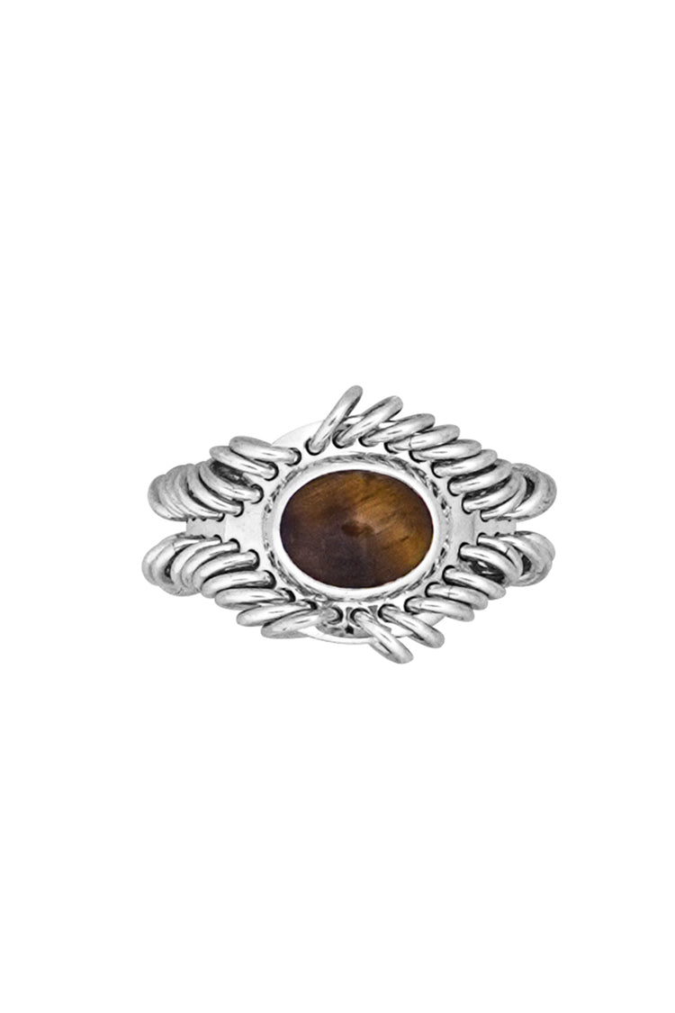 Barnacle Ring with Tiger's Eye